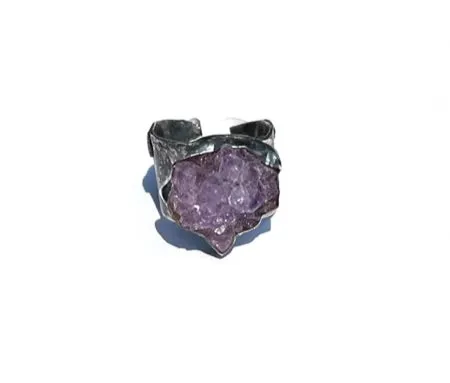 Raw Amethyst Ring