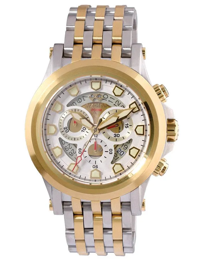 Reactor Einstein Mens Watch - Stainless & Gold-Tone - Chronographs - Bracelet