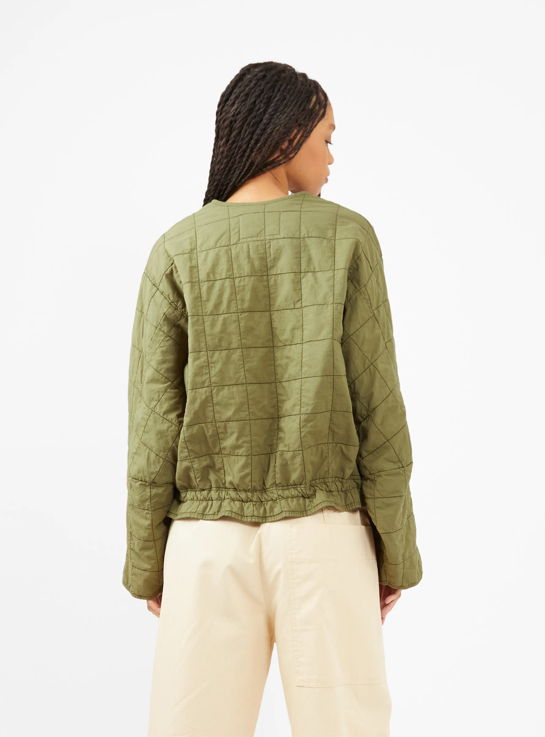 Reactor Quilted Cotton Jacket Lizard Green