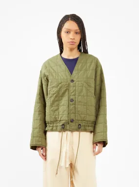 Reactor Quilted Cotton Jacket Lizard Green