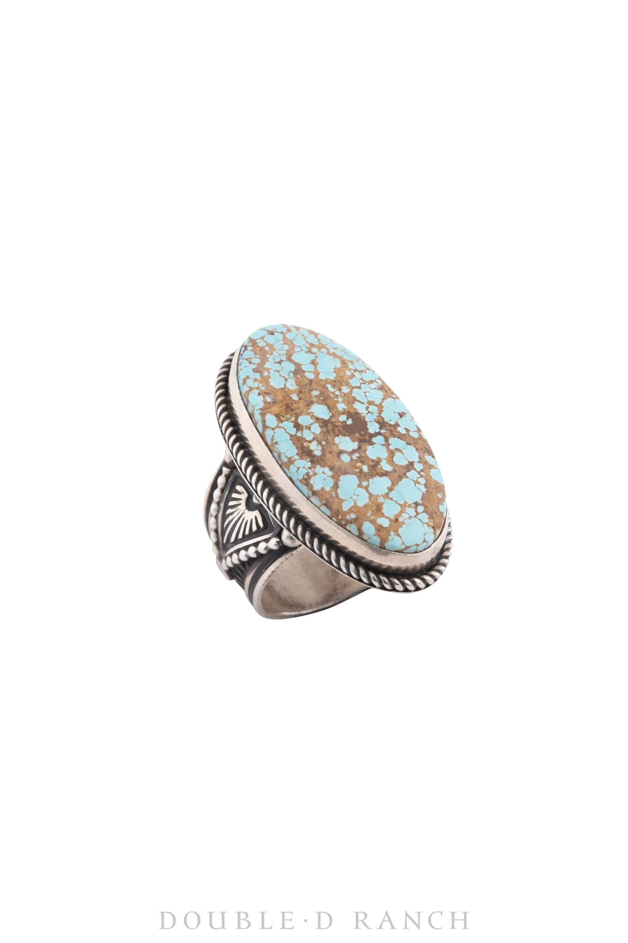 Ring, Natural Stone, Turquoise, Hallmark, Vintage, 1340