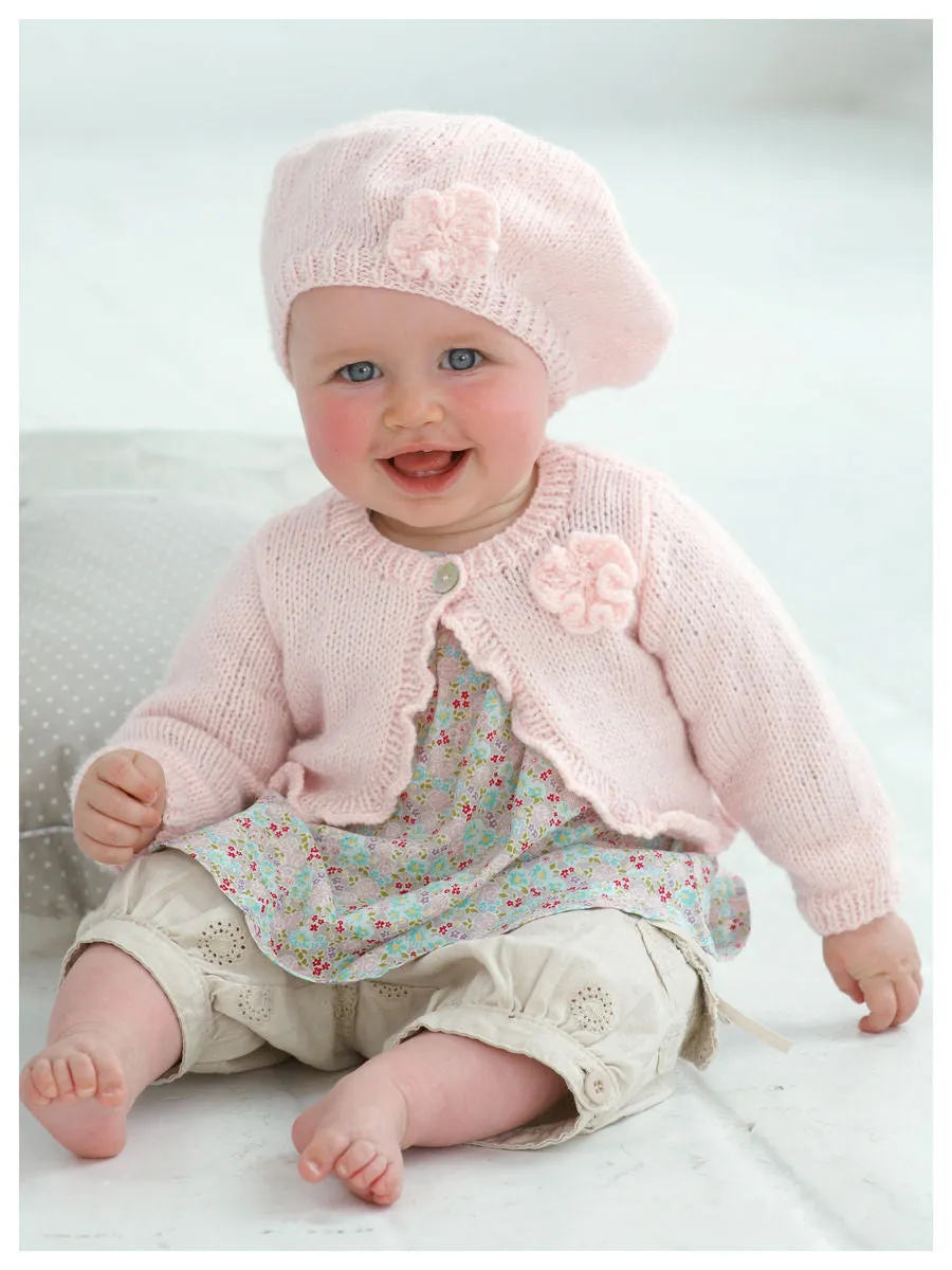 Sirdar - Baby Cardigan, Hat & Shoes in Snuggly DK - Knitting Pattern 1812