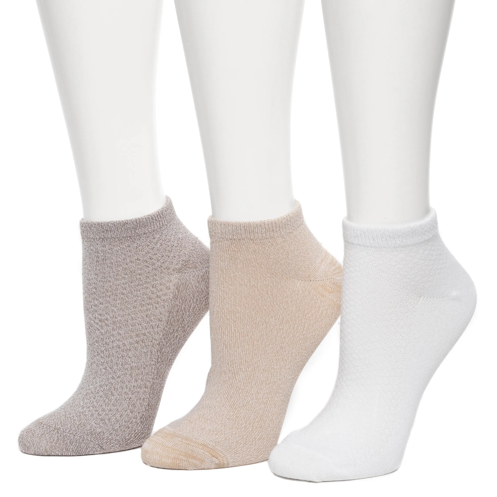 Solid Pique Low Cut Sock 3 Pack