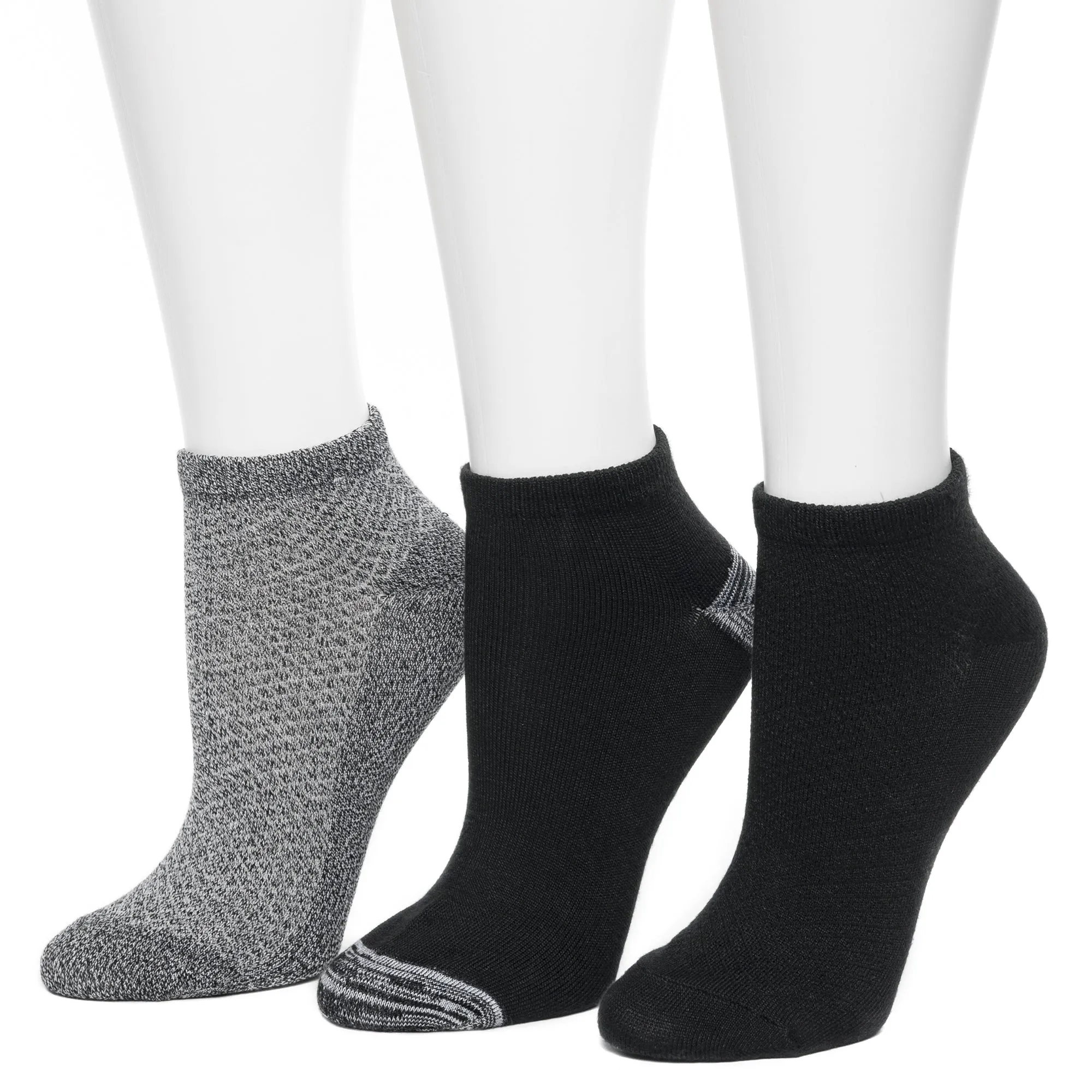 Solid Pique Low Cut Sock 3 Pack