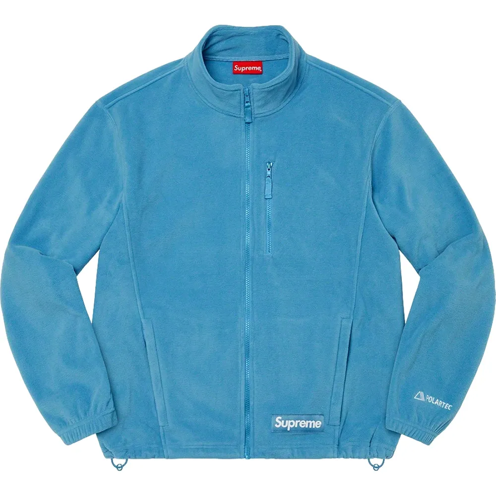 SUPREME POLARTEC ZIP JACKET-TEAL