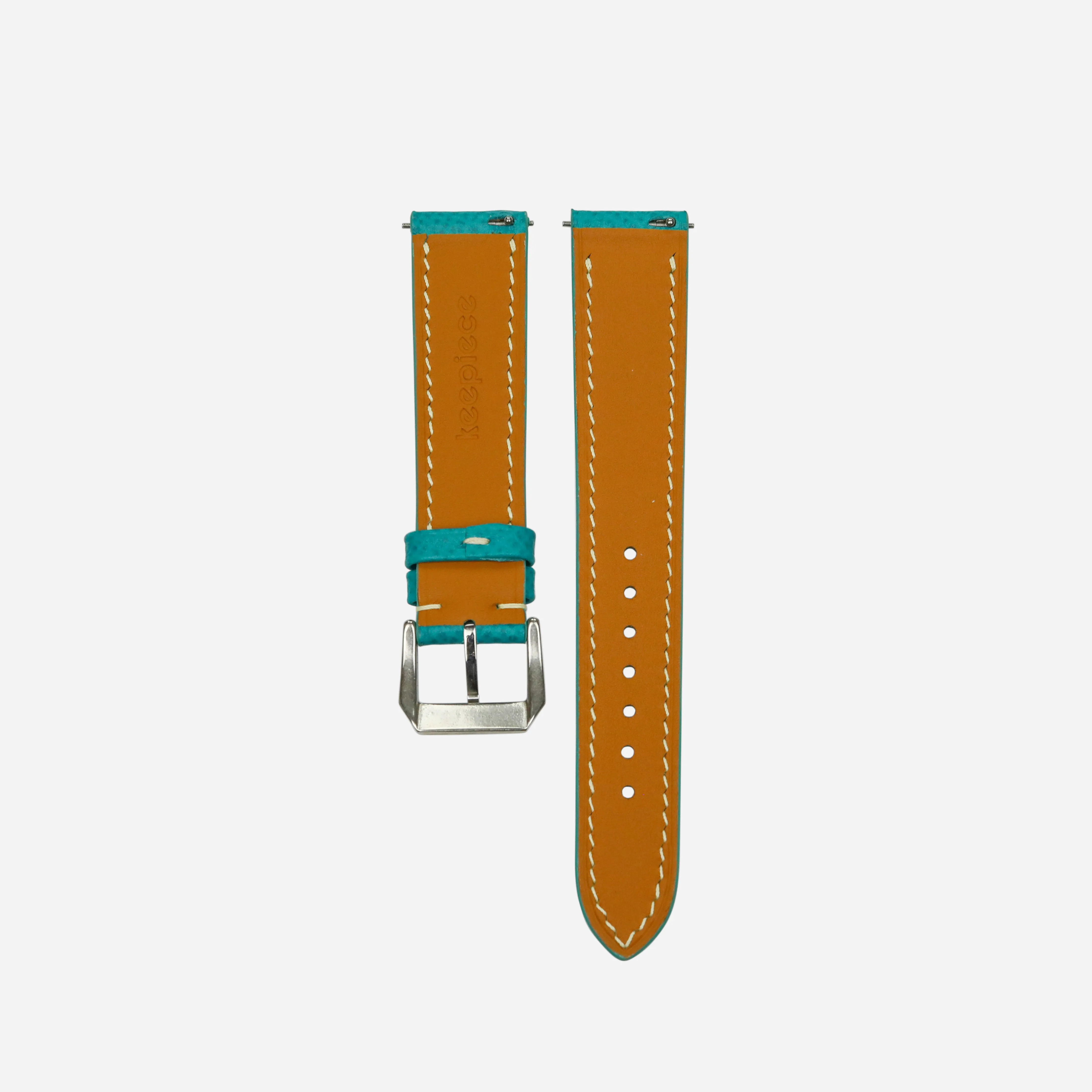 Teal Epsom Calf Leather