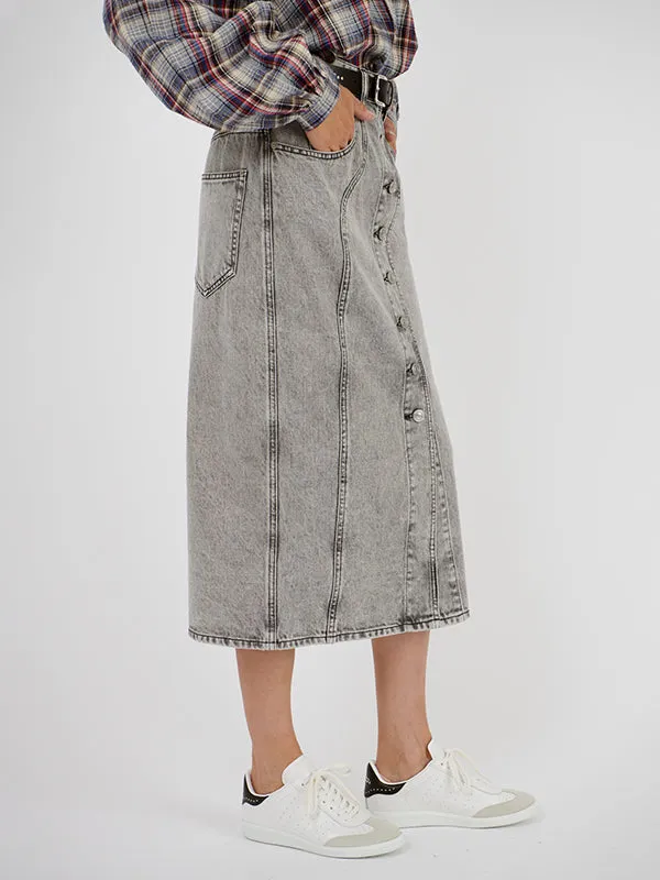 Vandy Skirt in Light Grey