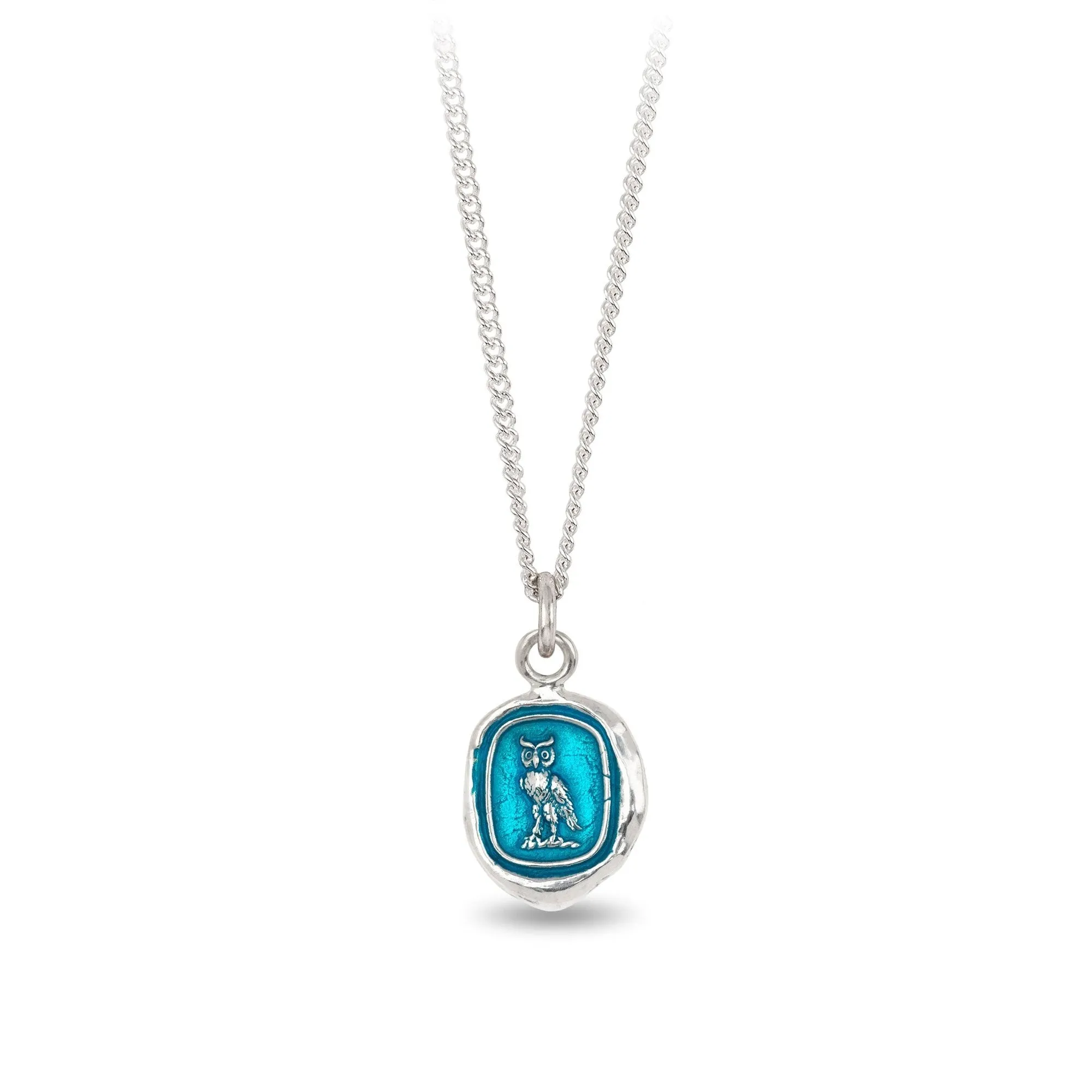 Watch Over Me Necklace - Capri Blue