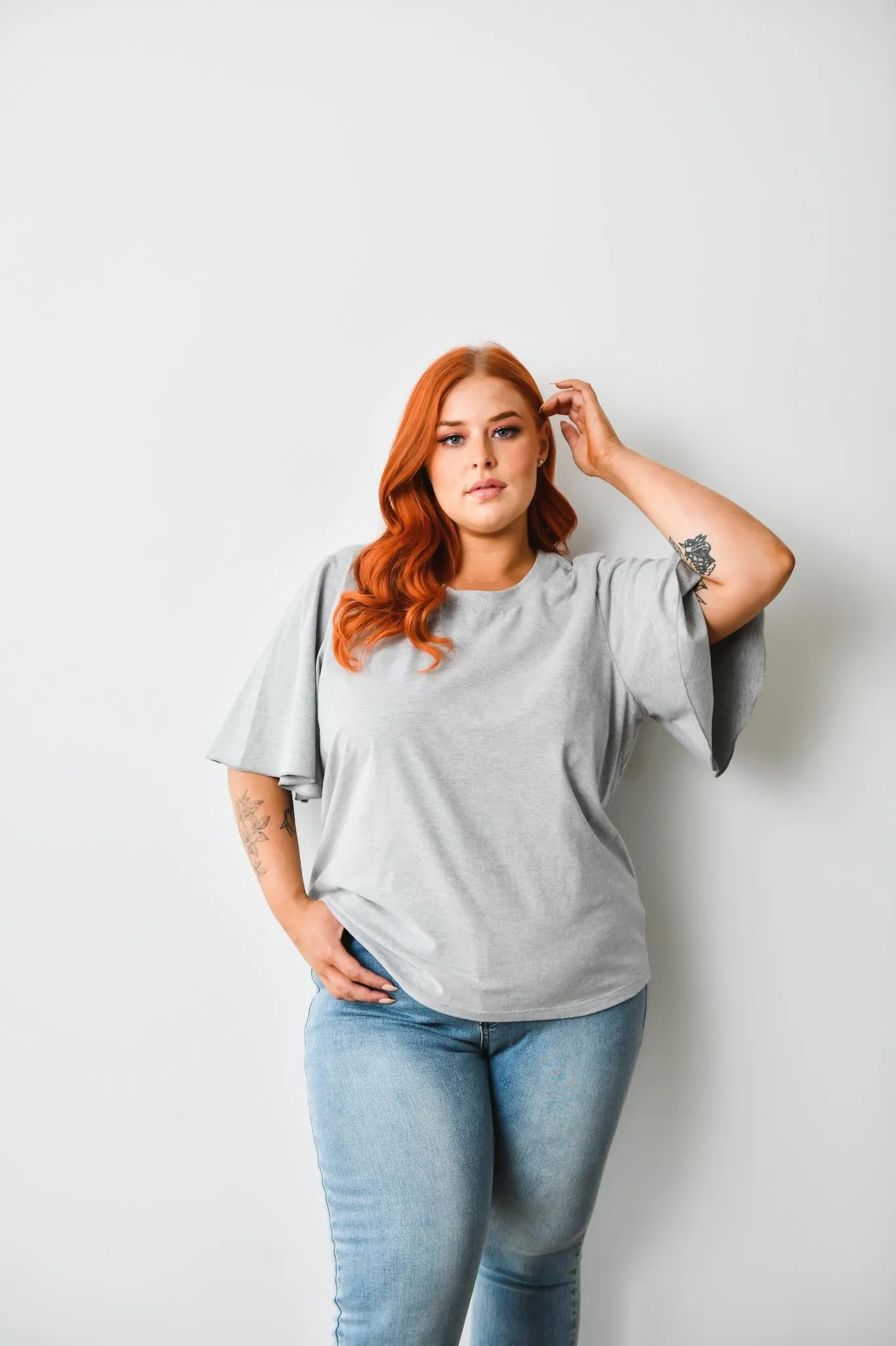 Ziggy Tee - round neck - Grey