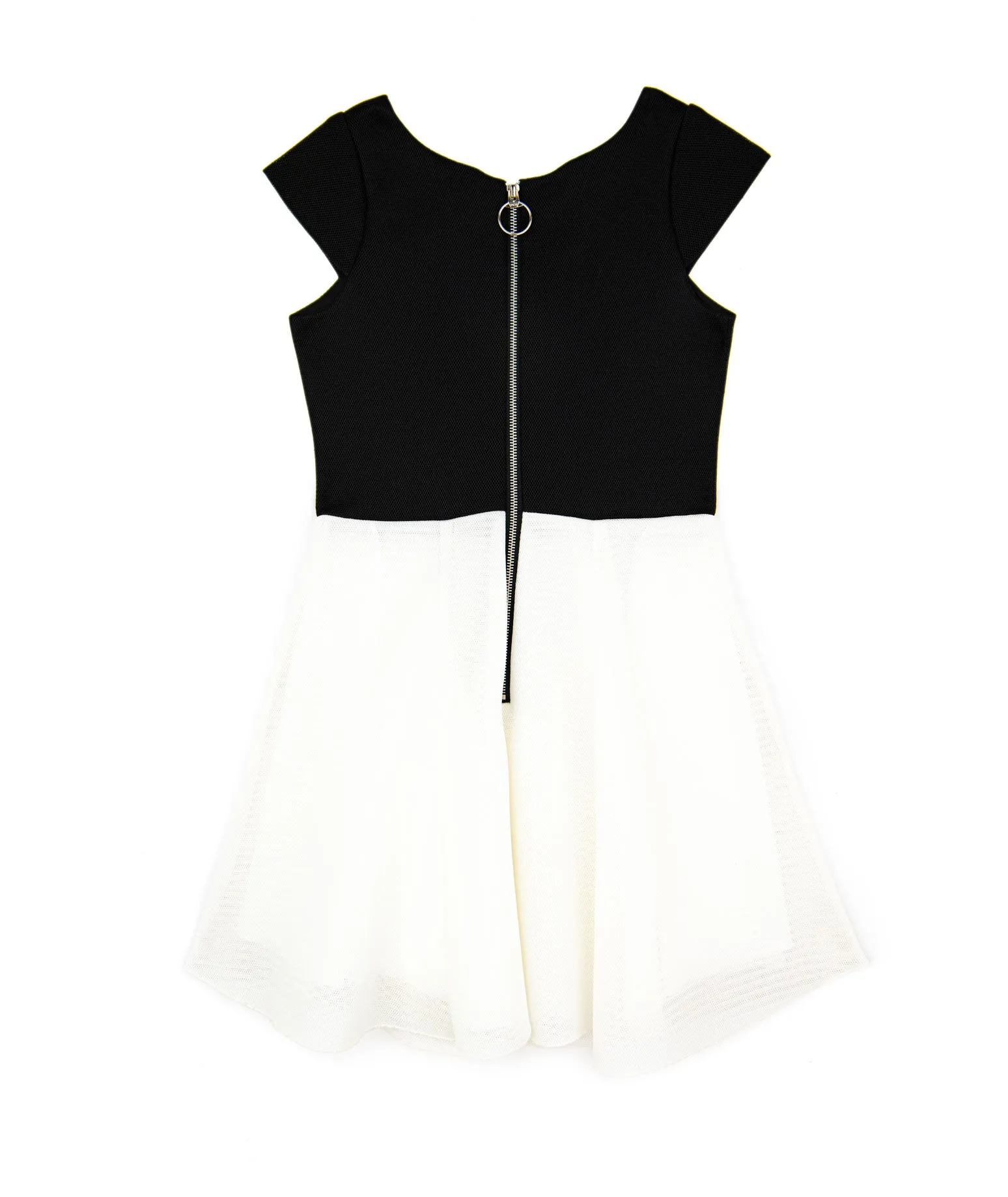 Zoe Ltd. Girls Black and Ivory Dress